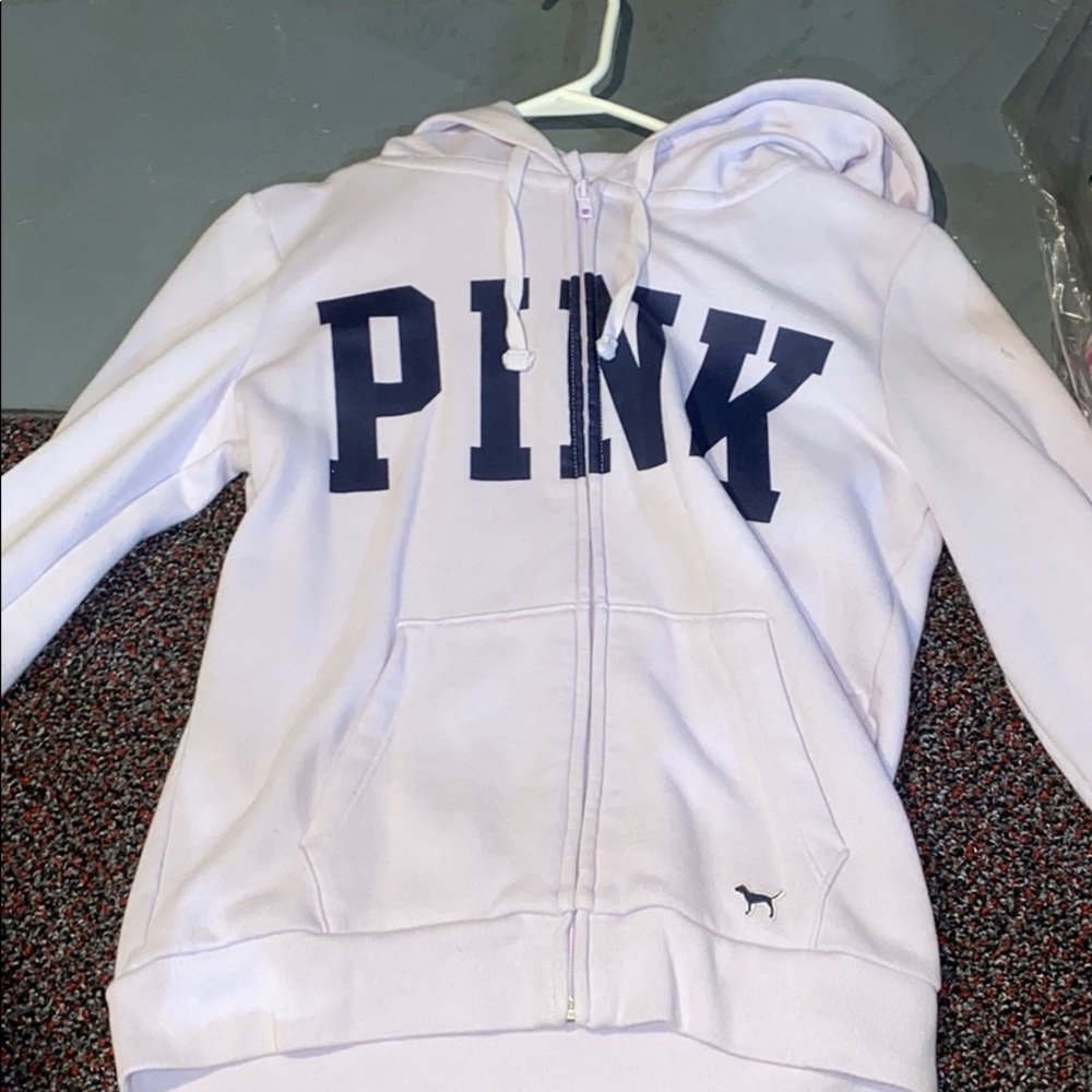 Pink zip up